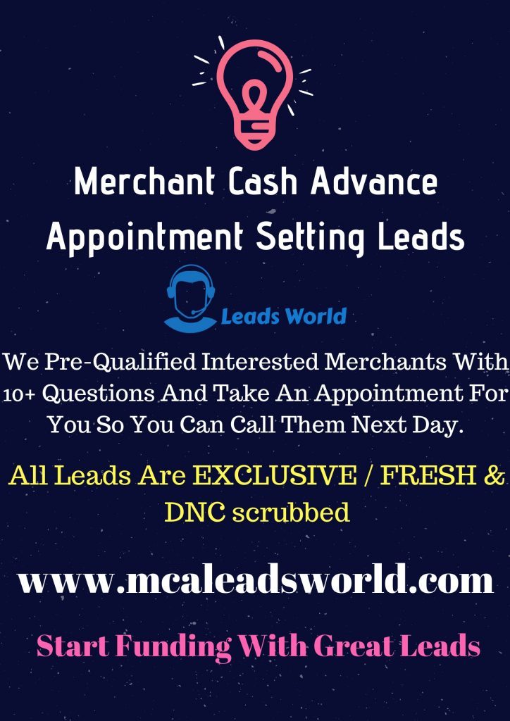 mca leads for sale